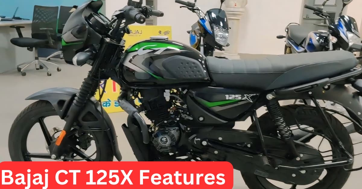 Bajaj CT 125X features 